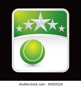 tennis ball on superstar background