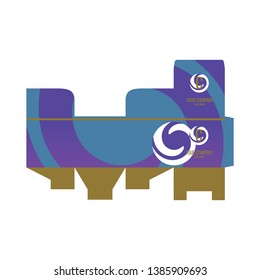 tennis ball packaging design vector