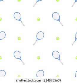 Tennis ball pattern simple vector design, Background yellow