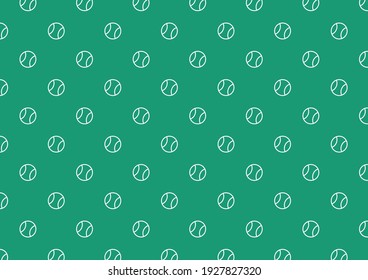 Tennis ball pattern vector. wallpaper. background.