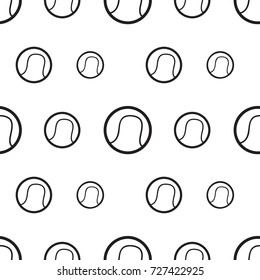 tennis ball seamless pattern