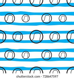 tennis ball seamless pattern