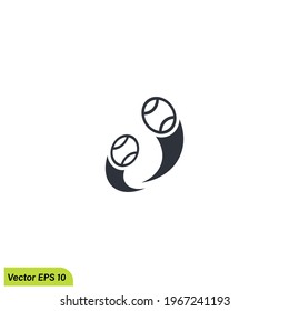 tennis ball simple design element
