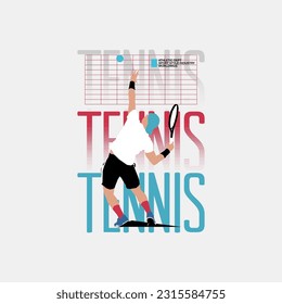 tennis ball simple vintage vector