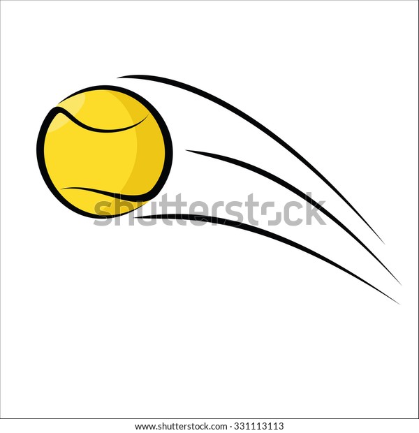 Tennis Ball Sketch Stock Vector (Royalty Free) 331113113