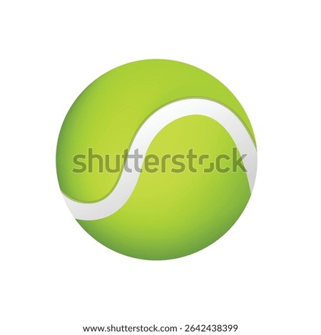 tennis ball soccer logo icon sport art world cup city club fans league design white black vector fun nadal isolated white 