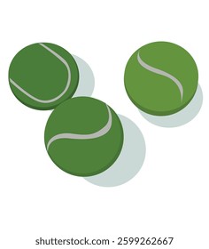 a tennis ball for sport in a competition,