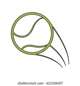 Tennis ball sport game