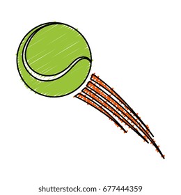 tennis ball sport icon