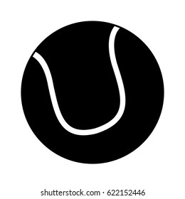 tennis ball sport pictogram