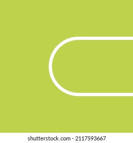 Tennis ball texture square banner