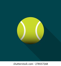 Tennis ball vector