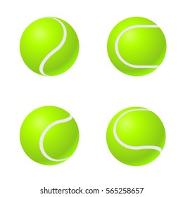 Tennis ball ,vector.