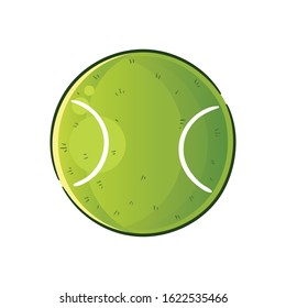 tennis ball vector cartoon illustration