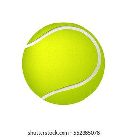 Tennis ball, vector design