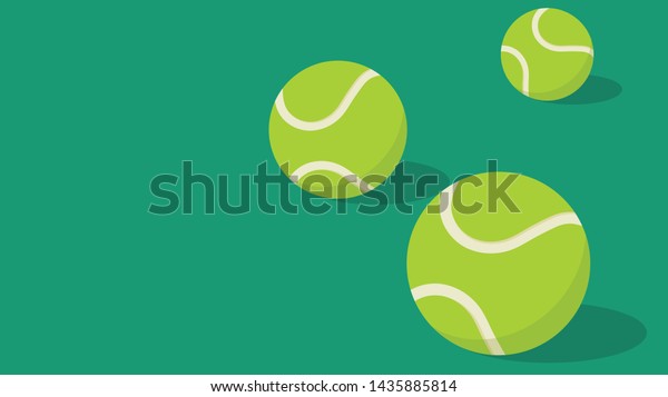 テニスボールのベクター画像 野球のテニスボール 壁紙 テキストの空き領域 コピー用スペース のベクター画像素材 ロイヤリティフリー