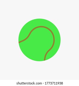 tennis ball vector good for template, icon, symbol, logo and any purpose