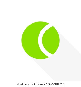 tennis ball vector icon