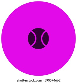 Tennis ball vector  icon