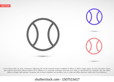 tennis ball vector icons. tennis game. tennis for sport icons. tennis for kids icons.10 eps icon icons . flat icon design.