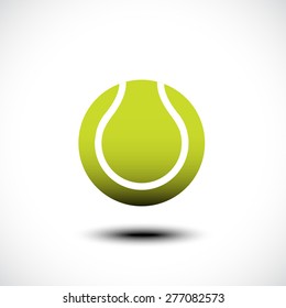 Tennis ball. Vector illustration