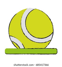 tennis ball vector illustration
