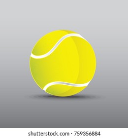 Tennis Ball Vector Illustration
