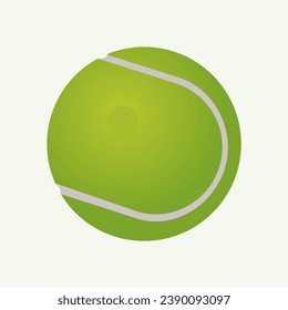 Tennis Ball Vector illustration of a ball. Isolated