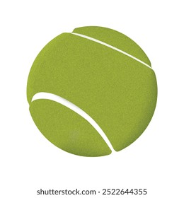 Tennis Ball vector illustration isolated on white background, editable eps 10.