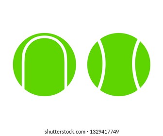 Tennis Ball Vector Illustration on white background