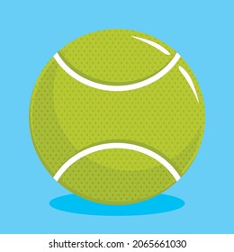 Ilustraciones de vectores de bolas de tenis aisladas