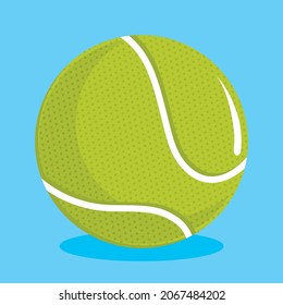 Tennis Ball Vector Illustrations Isolated