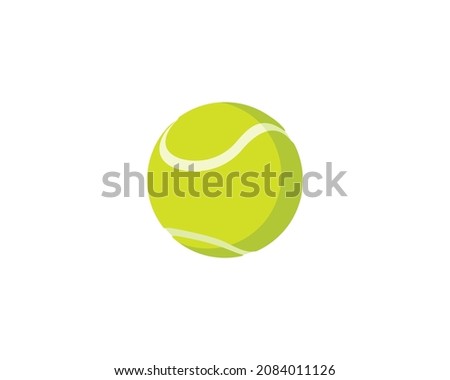 Tennis ball vector isolated icon. Tennis ball emoji illustration. Tennis ball vector isolated emoticon