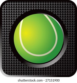  tennis ball web button