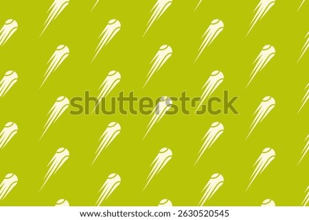 tennis balls with shot effect silhouette seamless pattern on green background. modern ball of tennis with smashing flying filled solid pattern wallpaper background for tennis sport merchandise