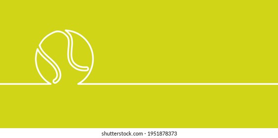 Tennis balls symbol icon. Tennis balls, silhouette. Flat vector line pattern. Game for sports, fitness, activity. Hobby sport logo. - Shutterstock ID 1951878373
