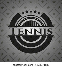 Tennis black emblem. Vintage.