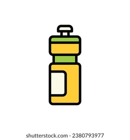 Tennis Bottle Icon Vektorgrafik