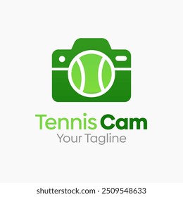 Tennis Camera Logo Design Template. Good for Business, Agency, Community and Organization