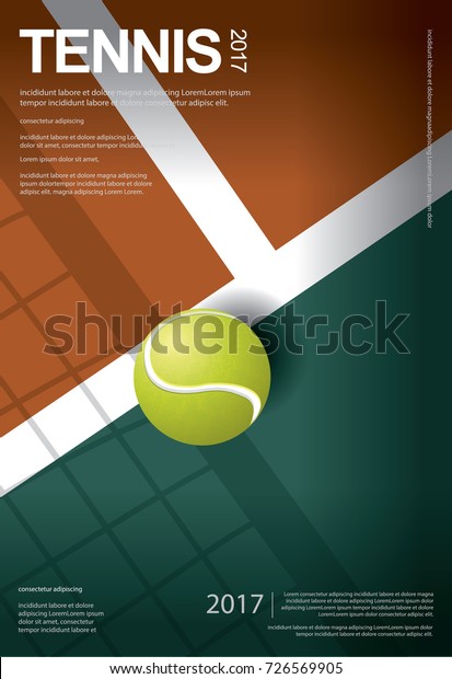 Tennis\
Championship Poster Vector\
illustration