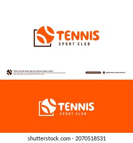 Tennis club logo design template, Tennis tournaments logotype concept.Tennis team identity isolated on white Background, Abstract sport symbol design vector illustrations