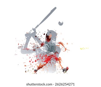 Tennis collage, double exposure of tennis players, isolated vector silhouette. Tennis logo