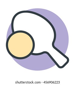 Tennis Colored Vector Icon