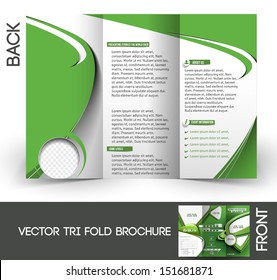 Tennis Competition Tri-Fold  Mock up & Brochure Design