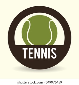 Tennis concept with sport icons design, vector illustration 10 eps graphic.