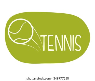 Tennis concept with sport icons design, vector illustration 10 eps graphic.