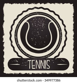 Tennis concept with sport icons design, vector illustration 10 eps graphic.