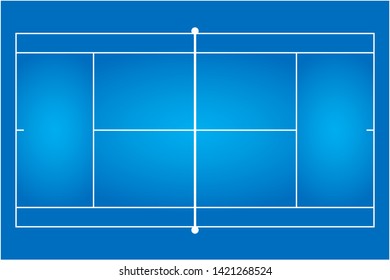 Tennis court background vector illustration pattern template