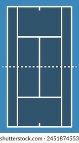 Tennis court background. Vector illustration. EPS 10.  