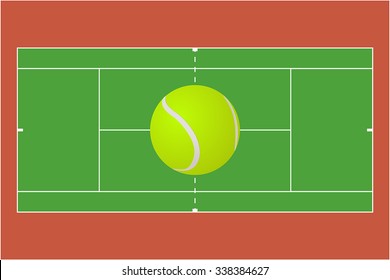 Tennis Court Top View Stock Illustrations, Images & Vectors | Shutterstock